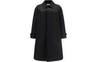 SAINT LAURENT Button Detailed Long-Sleeved Coat