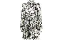 SAINT LAURENT Floral Printed Mini Dress