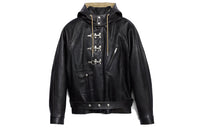 CELINE FW21 Leather Jacket Women's Black