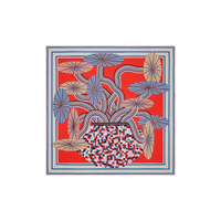 HERMES Silk Silk Scarves Women's Multicolor