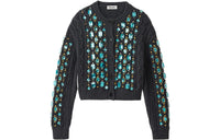 MIU MIU Embellished Button-Up Cardigan