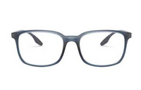PRADA Eyeglass Frames Men Blue