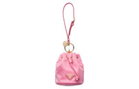 PRADA Re-Edition Fabric Clutch Mini Women's Pink
