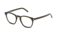 SAINT LAURENT Eyewear Polished effect Round frame Glasses