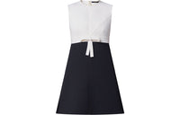 LOUIS VUITTON Bow Detail A-Line Dress