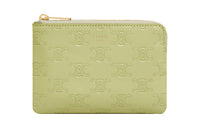 CELINE Triumph Gate Triomphe Smooth Calf Leather Card Holder Women's Avocado Green