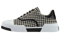 DIOR D-Smash Skateboard Shoes Women's Low-Top Black/White
