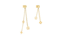LOUIS VUITTON Nanogram Earphone Earrings