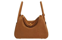 HERMES Lindy Suede With Swift Leather Handbag, Shoulder Bag Women's