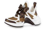 LOUIS VUITTON Archlight 1.0 Sneakers 'White Brown With Brown Ribbon' Women's