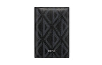 DIOR Canvas Card Holder Men's Black