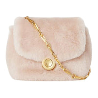 Loro Piana Ghiera Lambskin Shoulder Bag Regular Women's Cream Honey