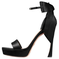 DIOR MLLE One Strap Sandals 12cm Women's Black