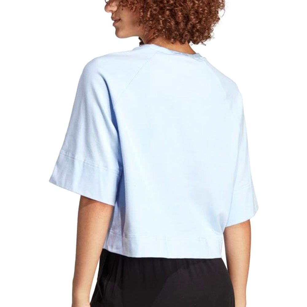 (WMNS) adidas Premium Essentials T-Shirt Asia Sizing 'Blue' IC5251