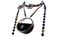CHANEL Necklaces Women's Black
