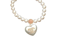 CHANEL Necklaces Women's Pink
