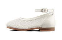 DIOR Slip Resistant Low Top Kids Lifestyle Shoes Ivory White Kids'