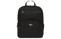 PRADA Re-Nylon Fabric Backpack Medium Size Men's Black
