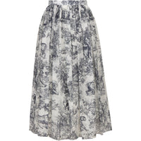 DIOR SS23 Casual Long Skirt Women's Multicolor