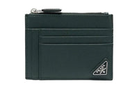 PRADA Leather Wallet Men's Green