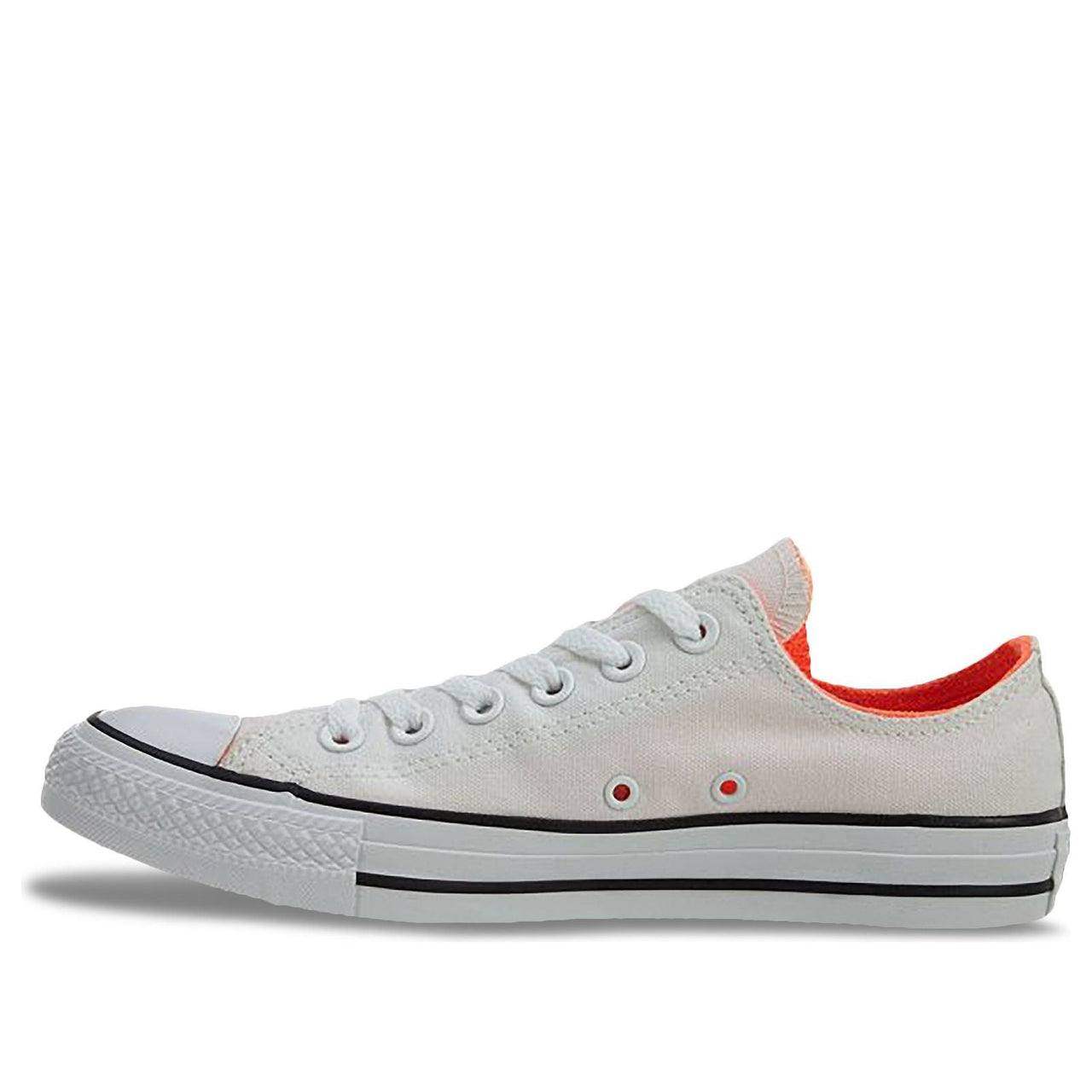 (WMNS) Converse Chuck Taylor All Star Double Tongue Low 'White Hyper Orange' 556679F