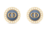 DIOR Stud Earrings Women's Blue
