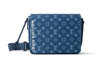 LOUIS VUITTON District Canvas Bag, Messenger Bag, Shoulder Bag, Crossbody Bag Small Size Men's Atlantic Blue