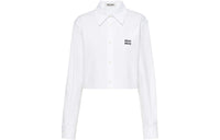 MIU MIU Crop Tops Women's White