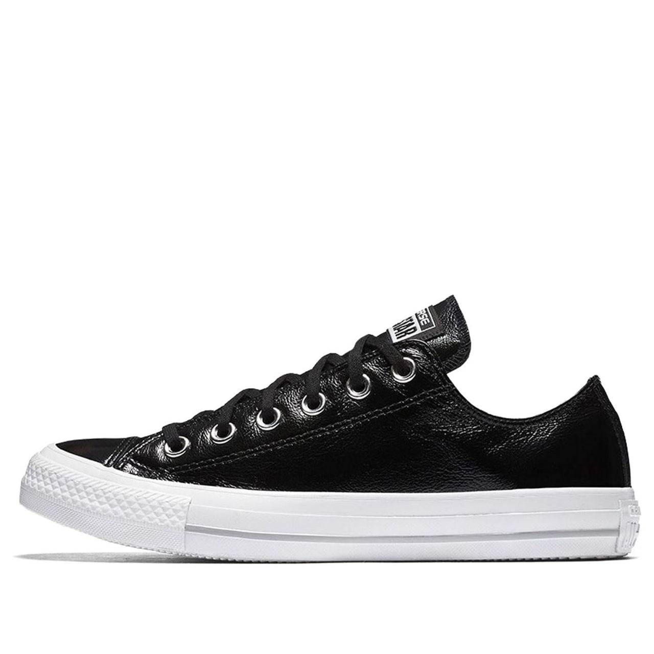(WMNS) Converse Chuck Taylor All Star Patent Low 'Black' 558002C