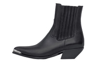CELINE Short Chelsea Boots Women's Black