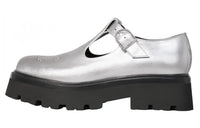 CELINE Bulky Derby Shoes Women's Silver