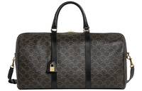CELINE Cow Leather Travel Bag Men's