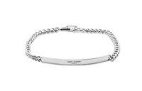 SAINT LAURENT Brass Bracelets Men's Silver