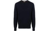 Loro Piana Cashmere Sweaters Men Navy Blue