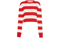 MIU MIU SS22 Loose Fit Sweater Women's Red