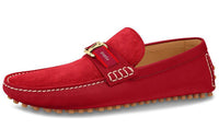 LOUIS VUITTON Hockenheim Loafers Women's Red