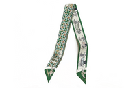 HERMES Silk Silk Scarves Women's Green