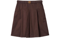 MIU MIU SS24 Casual Long Skirts Women's Cocoa Brown