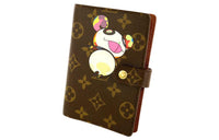 LOUIS VUITTON Takashi Murakami Village Co-Financing Monogram Canvas Laptop Envelope Puffy Merch Women's Brown