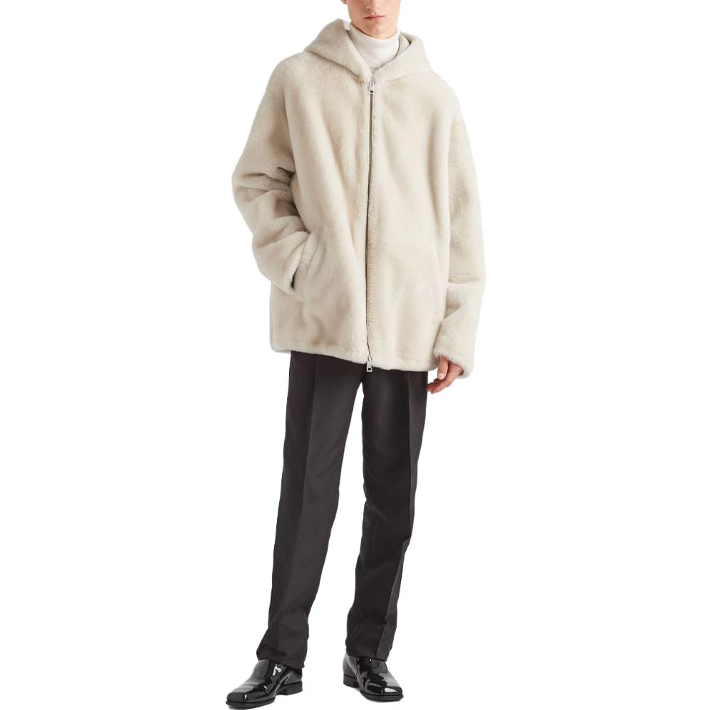 PRADA Zip-Up Hooded Coat