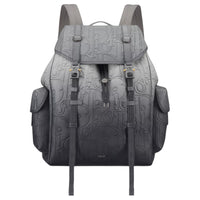 DIOR Hit The Road Cow Leather Backpack Men's Gray Black Gradient