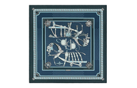 HERMES Knit Scarves Women's Blue