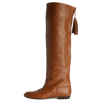 Loro Piana Flor Boots Knee-high Boots Women's Brown