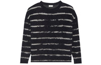 SAINT LAURENT Interrupted Striped Knitted Sweater