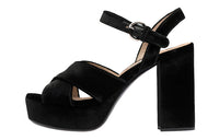 MIU MIU Strap Sandals Women's Black