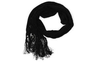 SAINT LAURENT Silk Scarves Women's Black