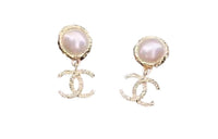 CHANEL Earrings Women's Gold