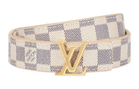 LOUIS VUITTON Double-Sided Smooth Buckle Women's Width: 2cm