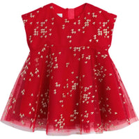DIOR Dress SS25 Red Infant And Toddler