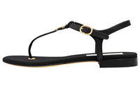 CHANEL Strap Sandals Women's Black